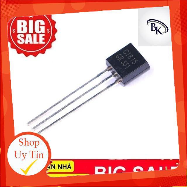 Combo 10 Transistor  NPN C1815 0.15A-50V( Chân cắm TO-92)-linhkiendientubk