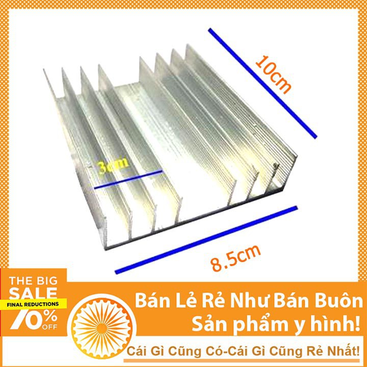 Tản Nhiệt Nhôm 8x10cm 220g