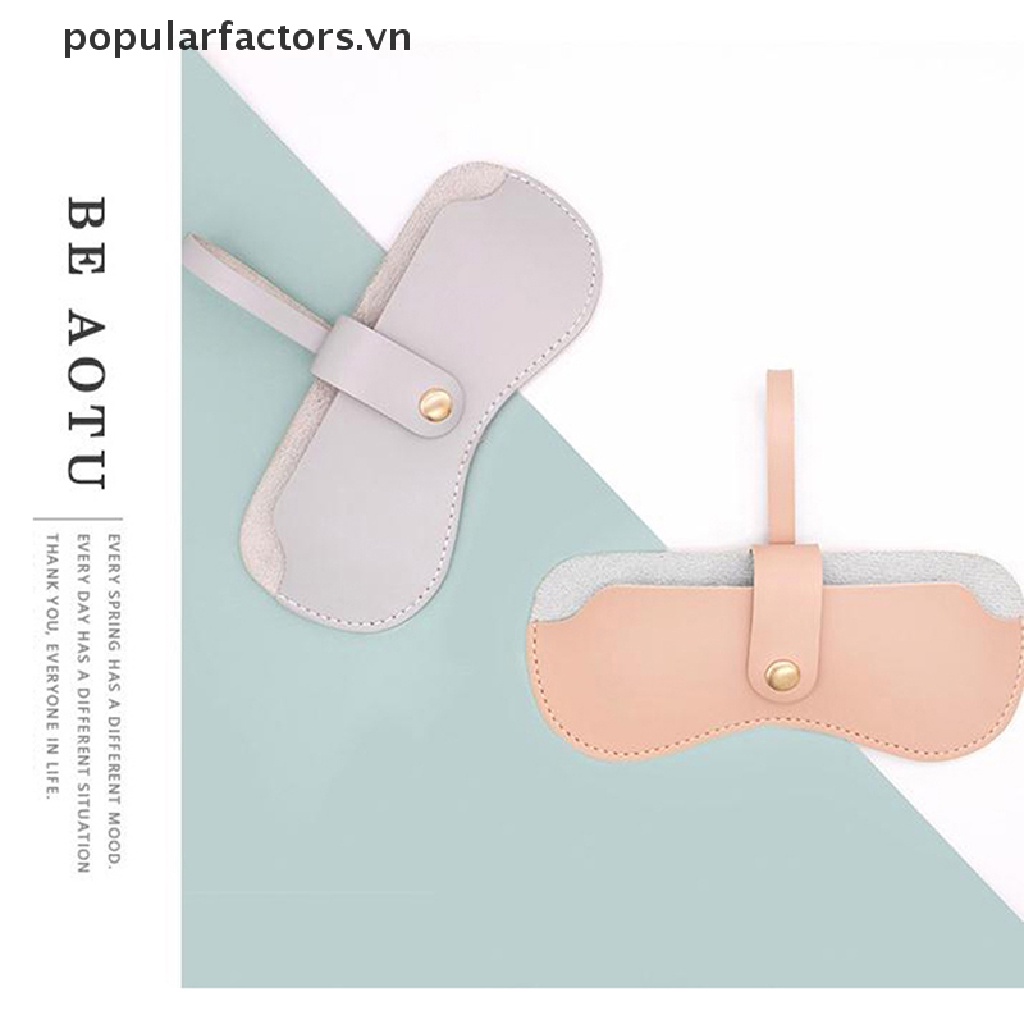 Vỏ Da PU Siêu Mỏng Đựng Mắt Kính Tiện Dụng