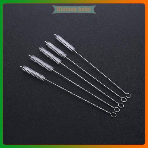 Cọ rửa ống hút sữa bón sữa dây hút mũi bằng thép