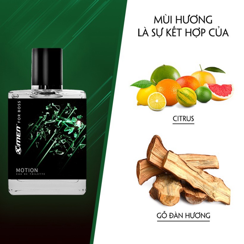 Nước hoa EDT X-Men for Boss Motion 49ml