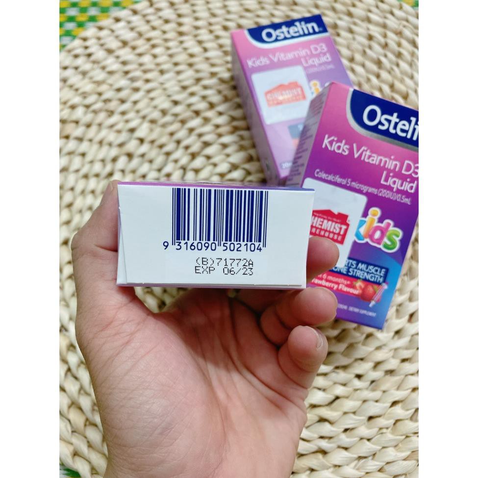 Vitamin D3 Ostelin Liquid 20ml - Xuất xứ Úc