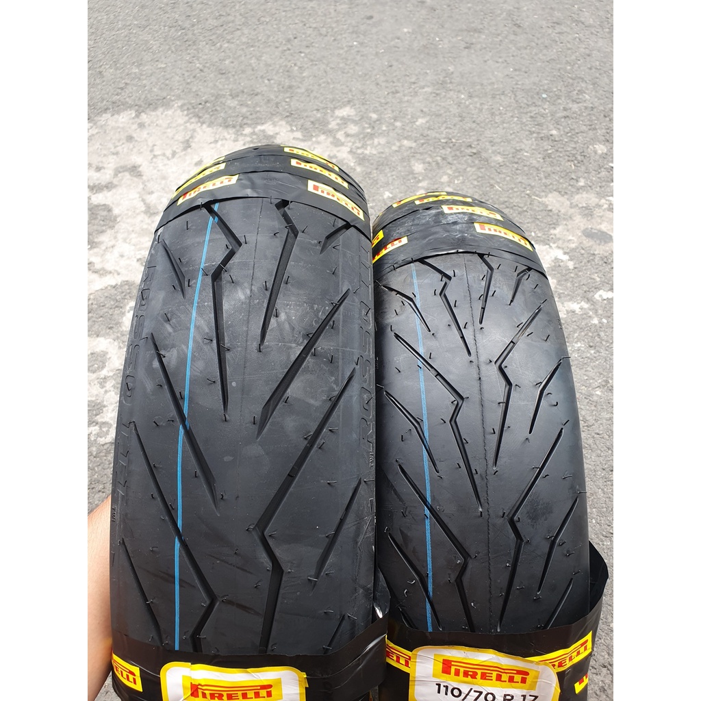 Vỏ lốp xe Pirelli Rosso III  cho Motor: R15, MT15, R3, Ninja 300, Z300, Z400, KTM ...