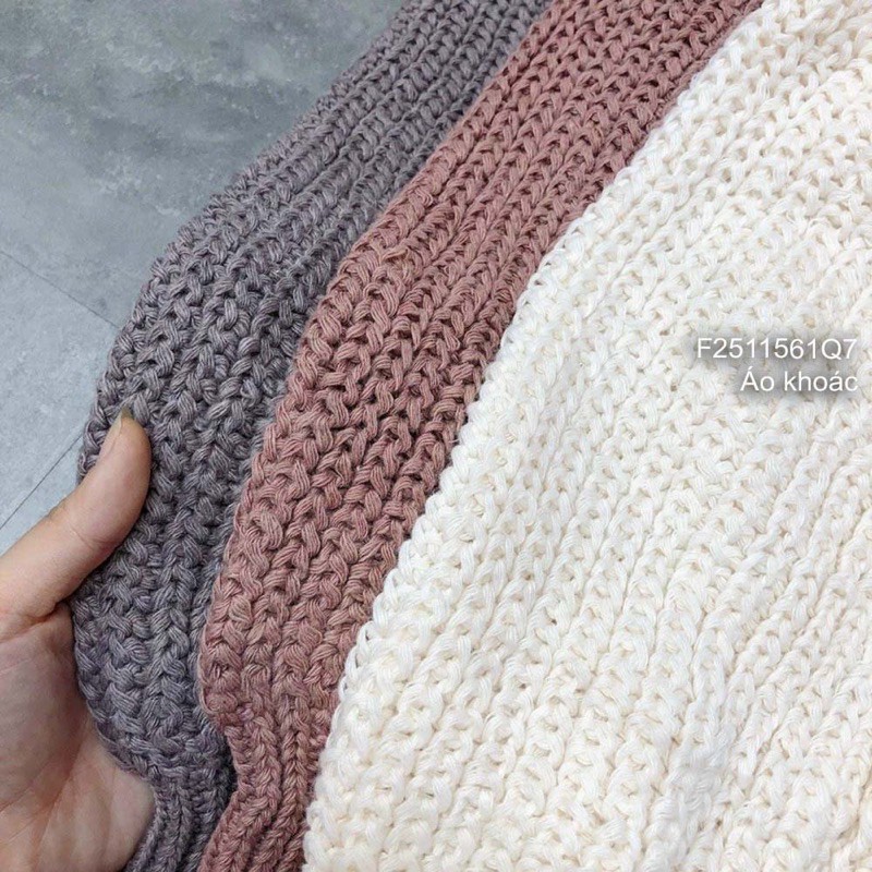 Áo khoác len có mũ khoá kéo vuông hàng nhập chuẩn đẹp!