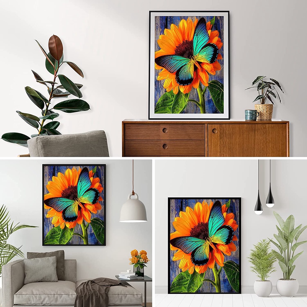 Bộ Tranh Đính Đá 5D Họa Tiết Độc Đáo DIY Dùng Trang Trí Nhà Cửa