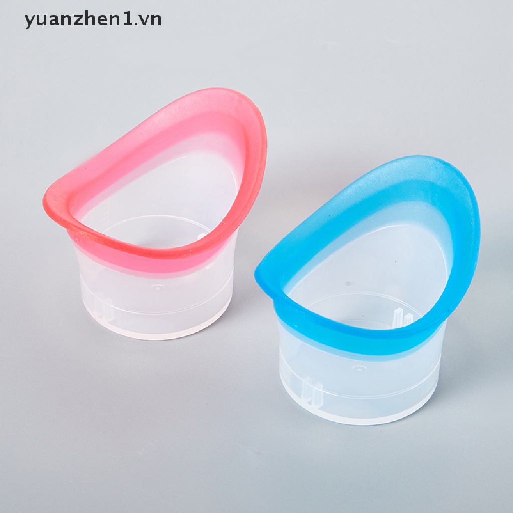 Set 2 Cốc Rửa Mắt Bằng Silicon Mềm Có Thể Tái Sử Dụng Kèm Hộp Đựng