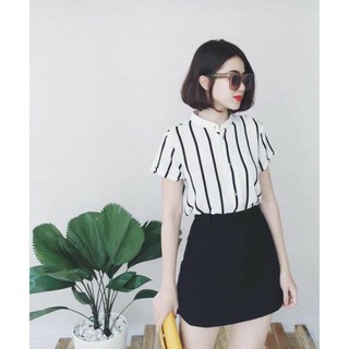 quần giả váy dáng chữ A chất tuyết mưa