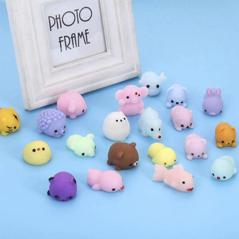Set 24 Đồ Chơi Squishy Mini Hình Động Vật Dễ Thương
