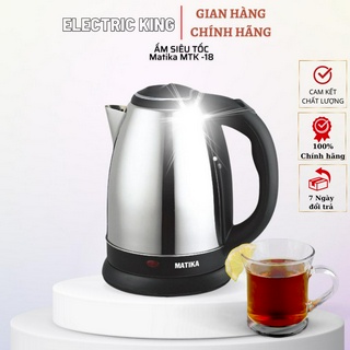 Ấm siêu tốc matika inox 1.8l mtk18