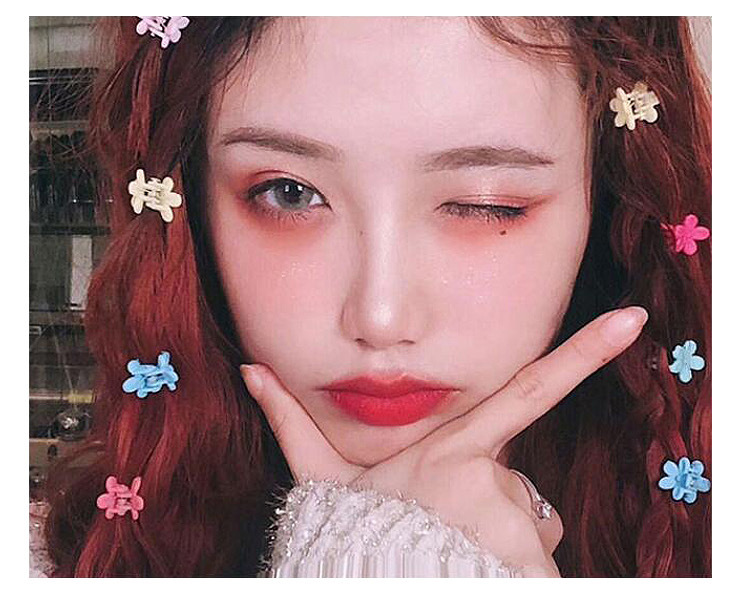 Bộ 1 kẹp hoa mini nhiều màu sắc đáng yêu