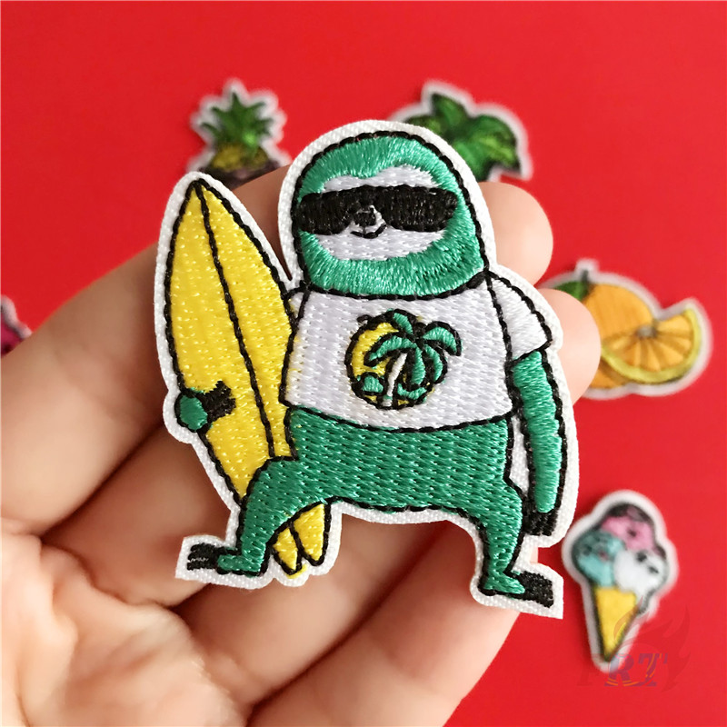 1 Miếng Vá Quần Áo Hình Chim Hồng Hạc / Dứa / Chim Hồng Hạc