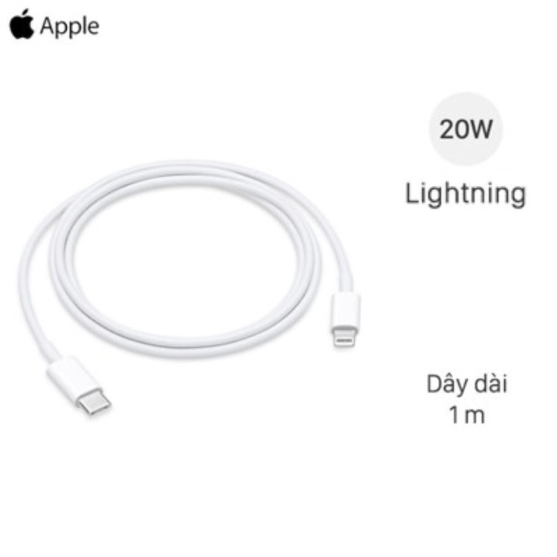 [ CHÍNH HÃNG ] Cáp sạc nhanh iPhone 20W iPhone 12/12 Pro Max/ 11/11 Pro max X/XS Max 8/8 Plus - HappyTech