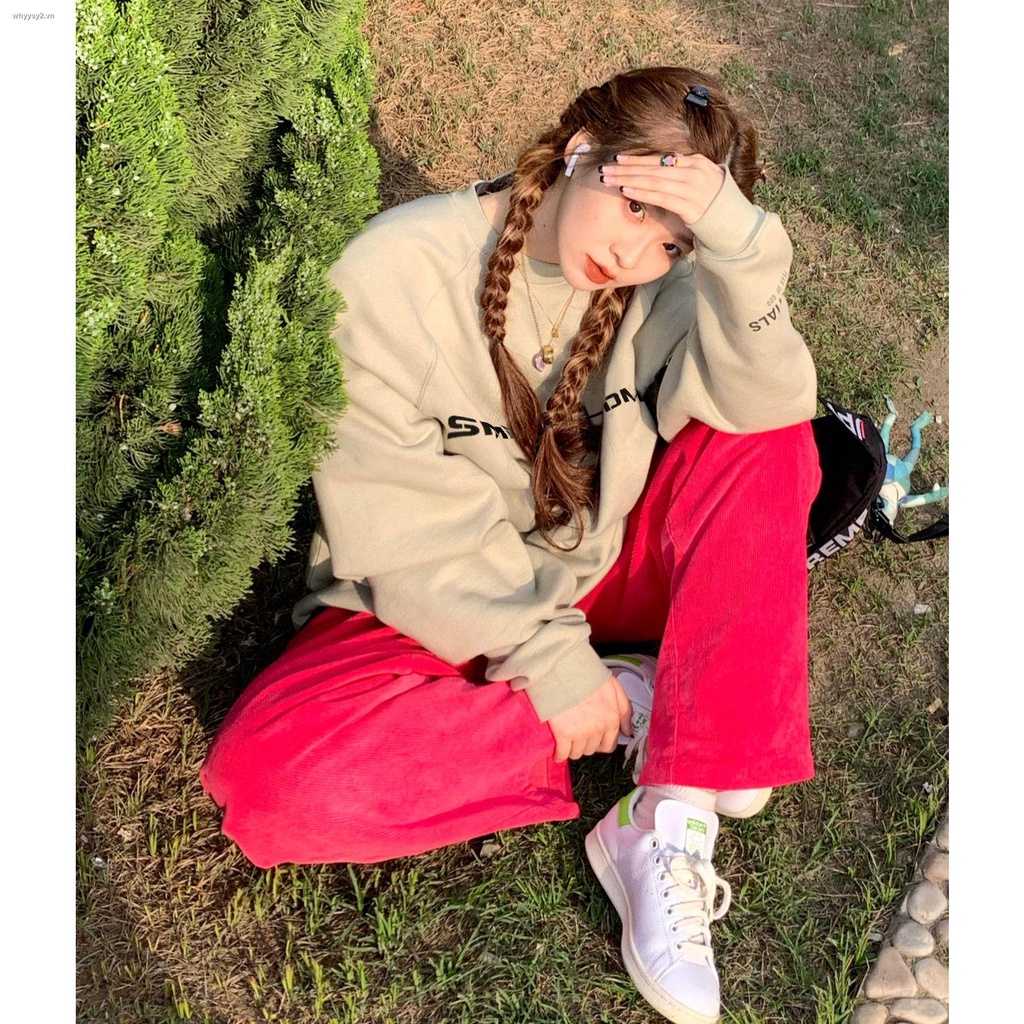 Áo Sweater Tay Dài Cổ Tròn Dáng Rộng In Họa Tiết Thời Trang Xuân Thu Cho Nữ | BigBuy360 - bigbuy360.vn