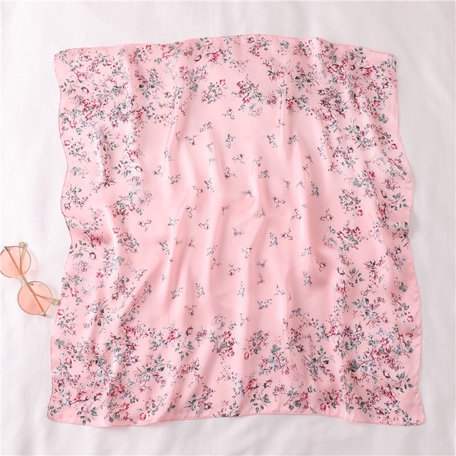 Khăn turban lụa vuông size 70x70cm - Maben
