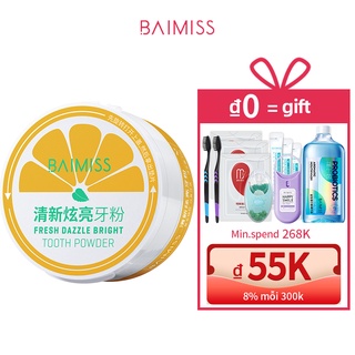 Bột đánh răng BAIMISS làm sáng răng 50g