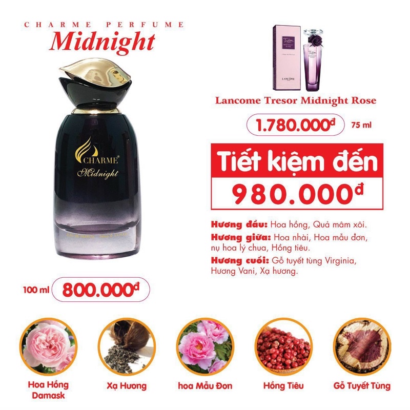 nước hoa midnight 100ml giá sỉ chính hãng