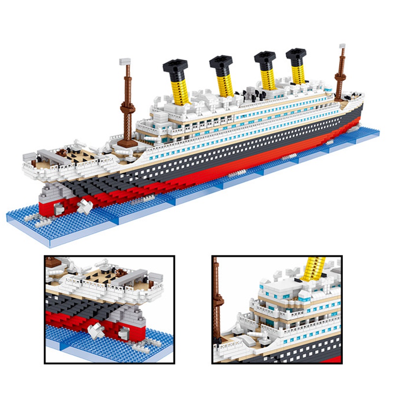 Bộ đồ chơi lắp ráp Sluban mô hình tàu Titanic 4404 mảnh dành cho bé