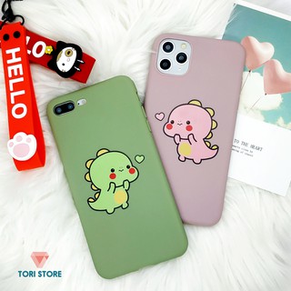  Ốp lưng Khủng long bắn tim trơn dành cho iphone 6/6s/6plus/7/8/7plus/8plus/x/xs/xsmax/11/11promax