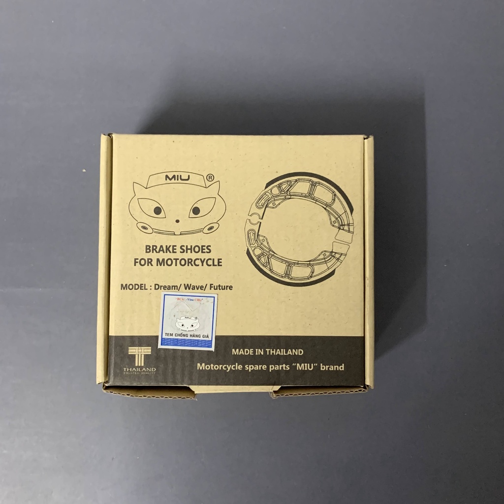 Bố thắng đùm WAVE, DREAM, FUTURE hàng chính hãng MIU, hàng Thái Lan nhập khẩu 100%
