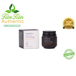 Mặt nạ Đất sét Tro Núi Lửa Innisfree Super Volcanic Pore Clay Mask 2X 100ml