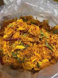 Khô gà lá chanh goi 500g