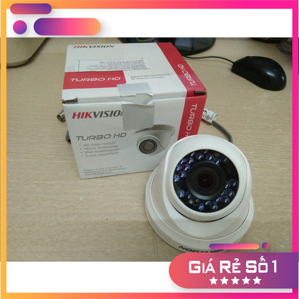 {FREESHIP} Camera dome HD-TVI hai.0MP Hikvision DS-2CE56D0T-IRP