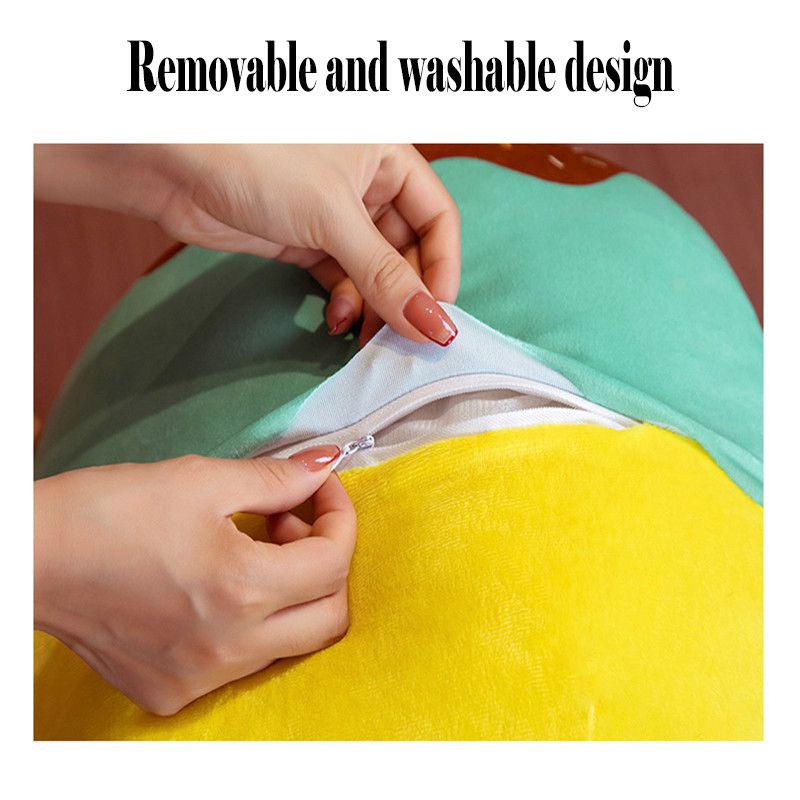 Gối nhồi bông hình cây kem ốc quế 3d sáng tạo