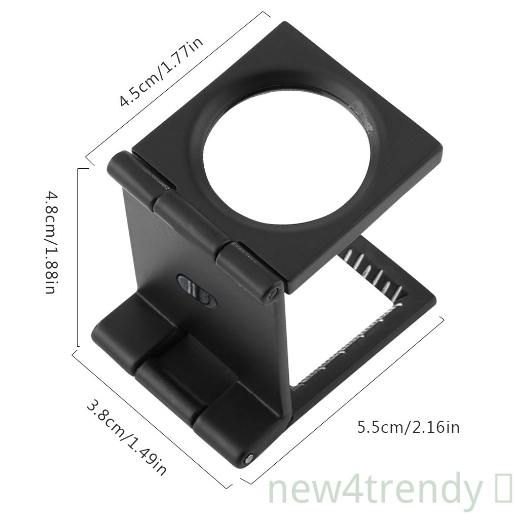 Kính lúp để bàn phóng to 10X có gắn đèn LED