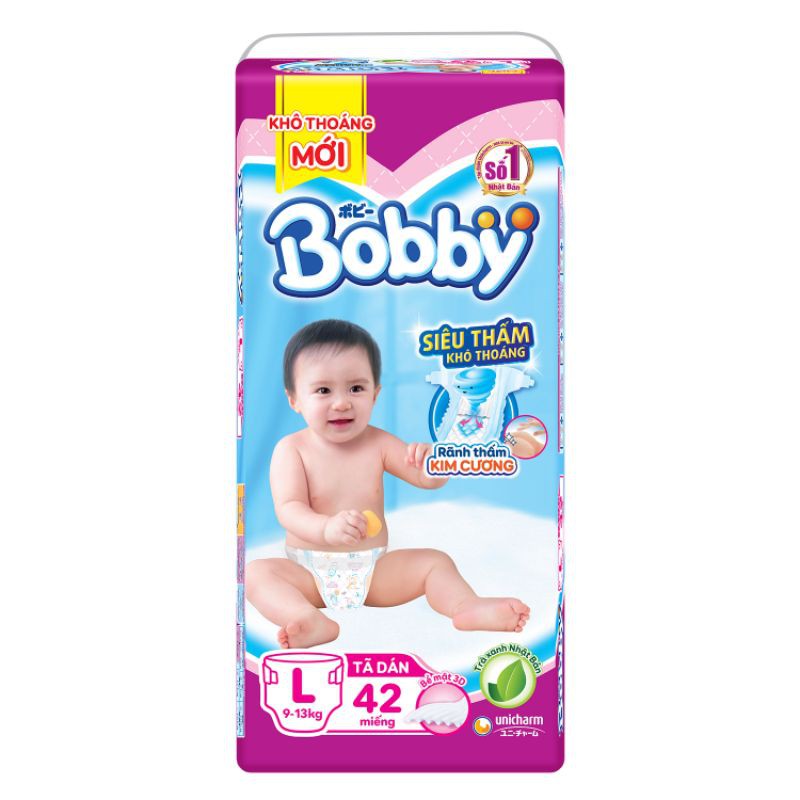 Tã dán bobby L 42