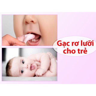 Rơ Lưỡi Đông Pha 5 miếng, Vệ Sinh Lưỡi Cho Bé