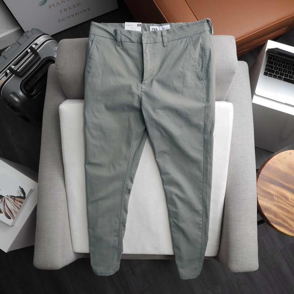 Quần dài nam ZARA 8 màu vải KAKI cao cấp ZARA JOIN LIFE - SIÊU PHẨM THỜI TRANG THU ĐÔNG 2022