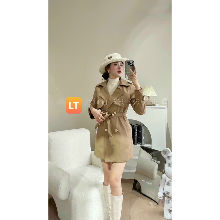 Áo vest nữ áo blazer 2 màu nâu tây, chất liệu vải cao cấp, thiết kế kiểu dáng trẻ trung - 𝑲𝒉𝒐 𝒔𝒊̉ 𝑺𝒂̀𝒊 𝑮𝒐̀𝒏 | BigBuy360 - bigbuy360.vn