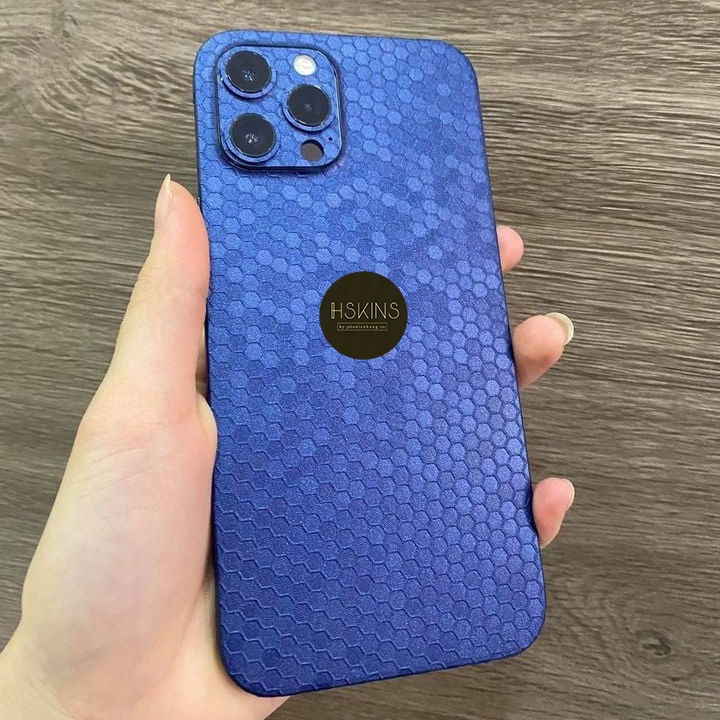 Miếng dán skin HoneyComb iPhone 14 Pro Max / iPhone 14 Plus / iPhone 14 Pro / iPhone 14 lưng full viền