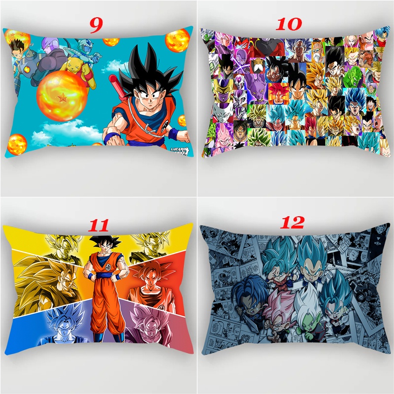 Vỏ Gối Đơn In Hình Goku Dragon Ball Chất Liệu Polyeste