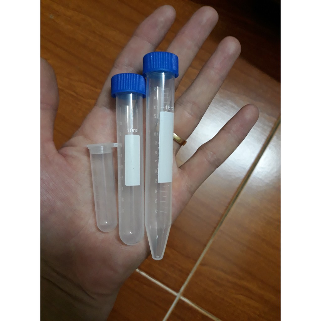 100 ống đựng Artemia- Ống đựng dung dịch 5ml 10ml 15ml