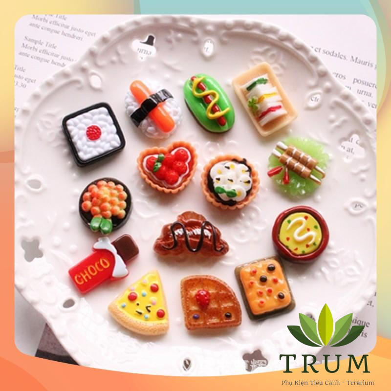 Thức ăn nhanh trang trí DIY - Charm