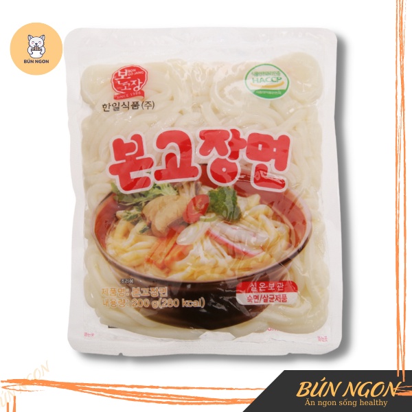 Mì Udon Hàn Quốc Hanil Bongojang Hoàn Chỉnh gói 200g