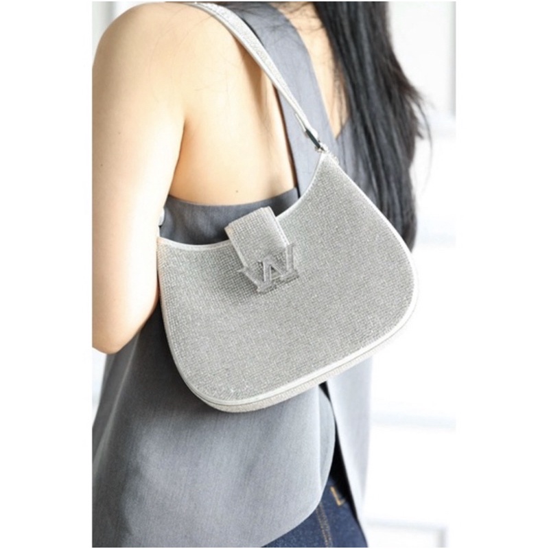 Túi W đá BLing Zize 14-20cm kẹp nách hàng chuẩn đẹp