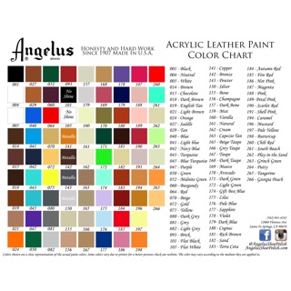 List 12 màu cơ bản của Q.a.G Angelus sale 100k