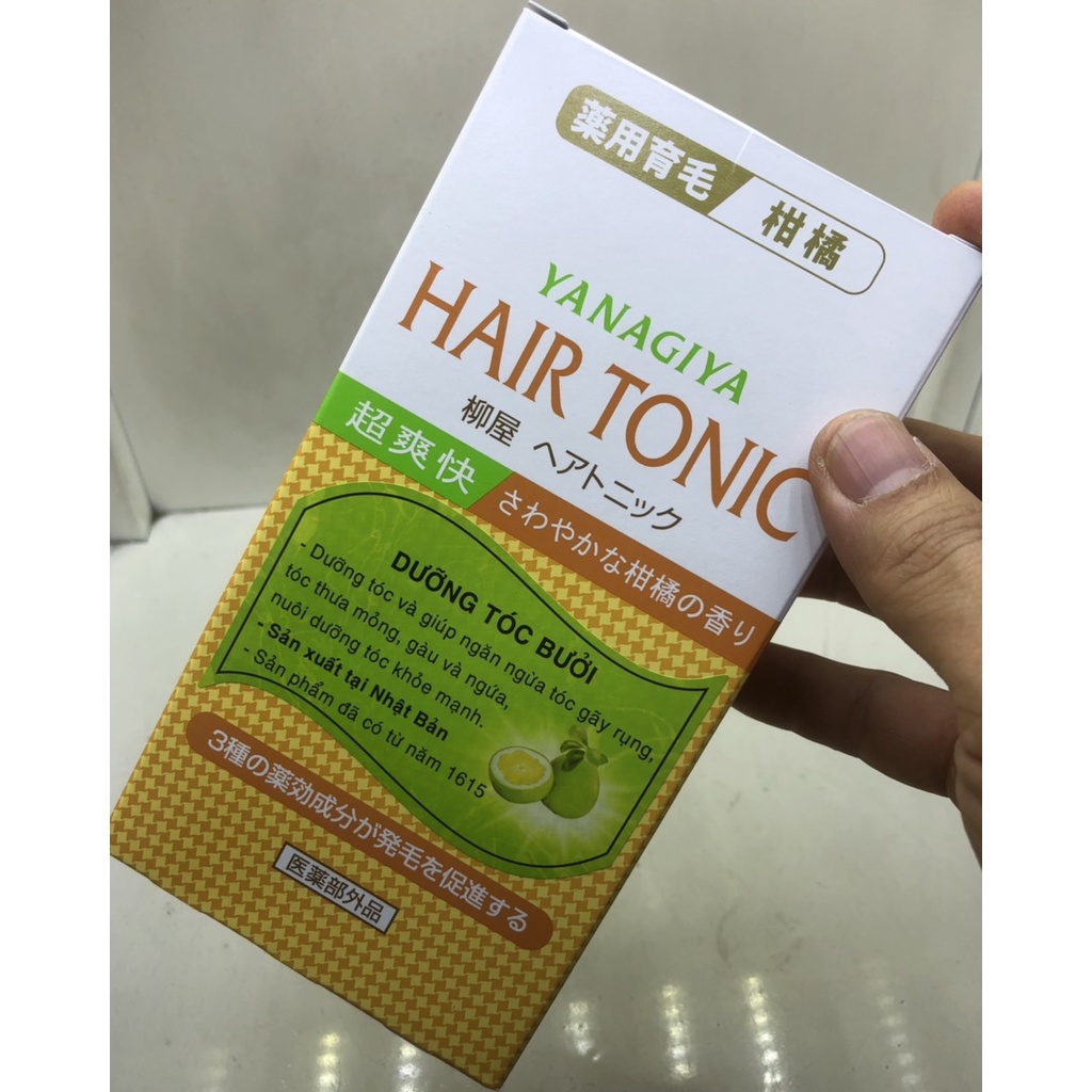 Yanagiya dưỡng tóc bưởi, giúp ngăn ngừa rụng tóc Hair Tonic 240ml