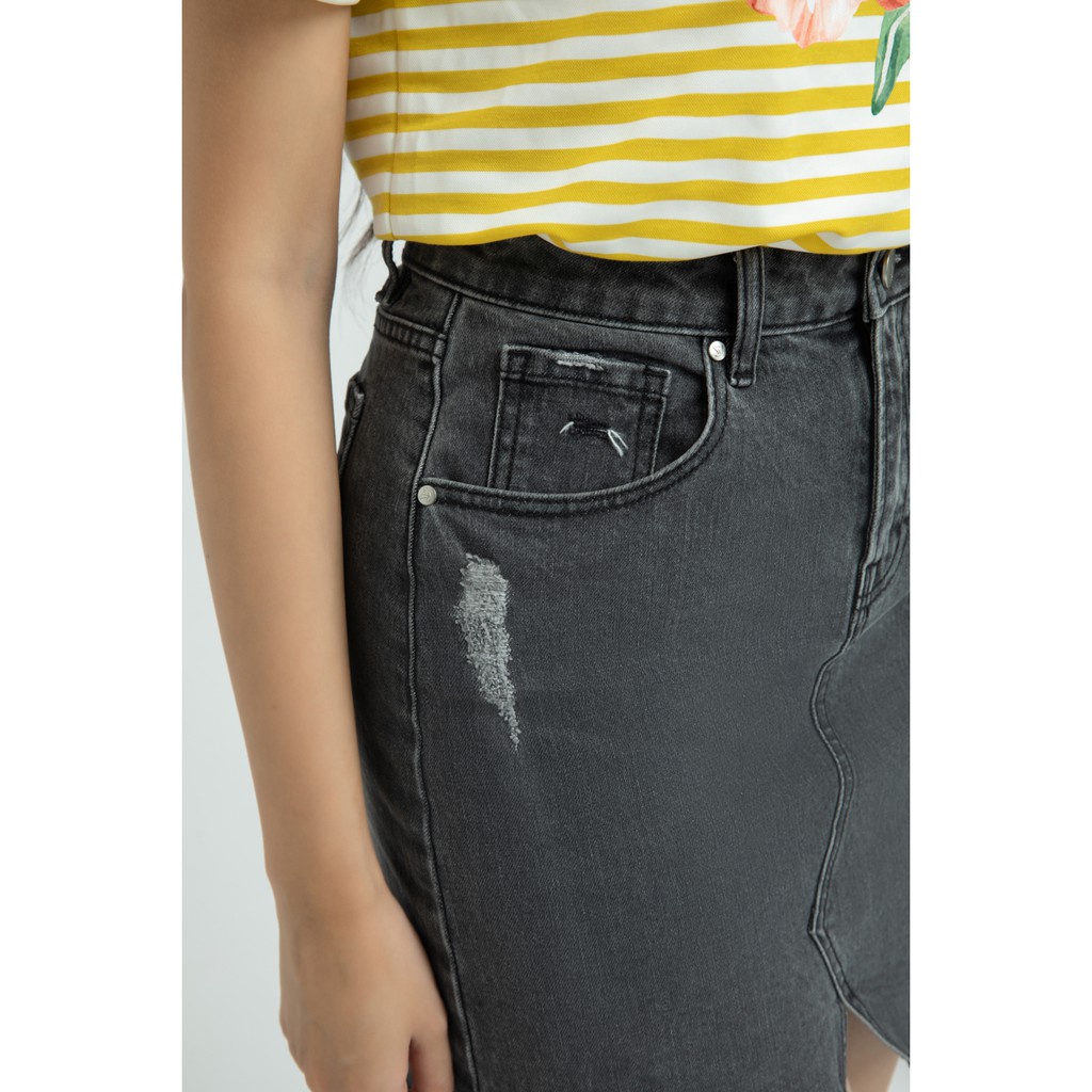 Chân váy bò ghi khói IVY moda MS 32B7267