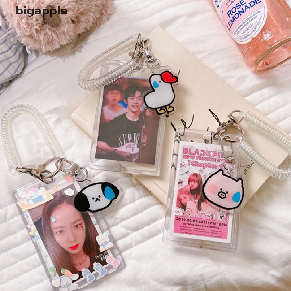 bigapple Kpop Photocard Photo Protector Holder Card Idol Photo Sleeves Stationery RDG