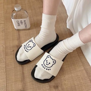 Dép gấu Nice Day ulzzang