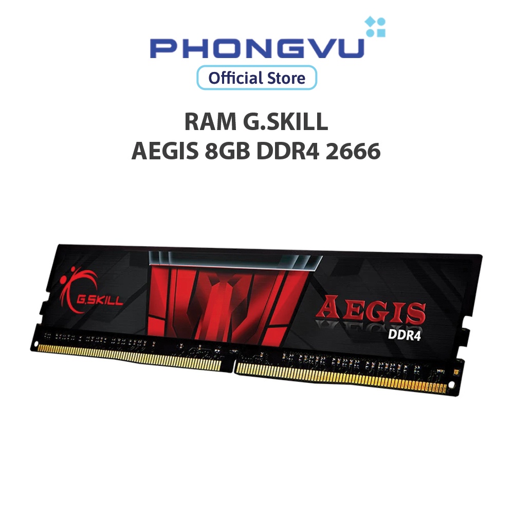 Ram G.Skill Aegis 8GB DDR4 (2666) F4-2666C19S-8GIS - Bảo hành 36 tháng
