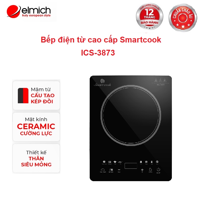 Bếp điện từ cao cấp Smartcook ICS-3873