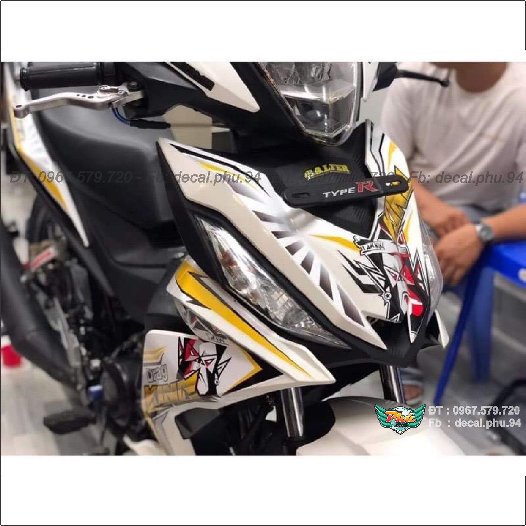 Tem Rời Winner Trắng King Drag (J)