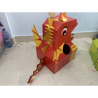 Mô hình đồ chơi khủng long bằng giấy
