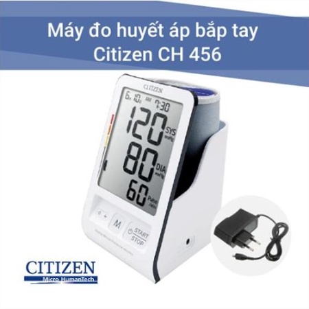[CHÍNH HÃNG] Máy đo huyết áp bắp tay Citizen 456 - Màn hình to