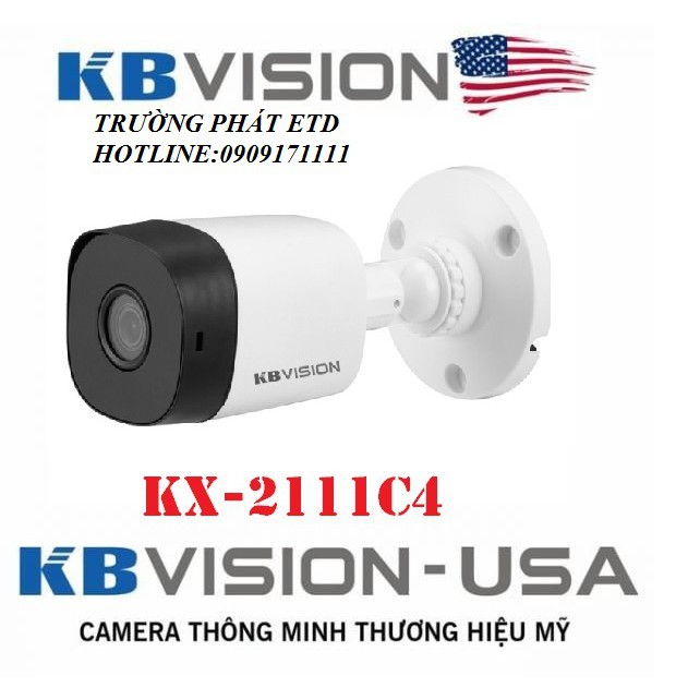 Camera 4 In 1 Hồng Ngoại 2.0 Megapixel KBVISION KX-2111C4 - Hàng Chính Hãng