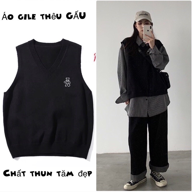 ÁO GILE UNISEX KẺ CARO + TRƠN